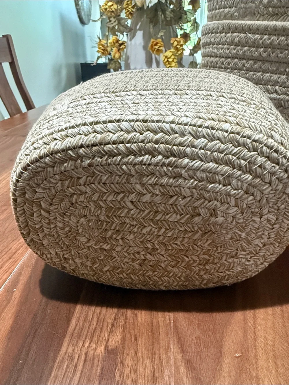 Brightroom Natural Beige Coiled Rope Gift Baskets Set of 4 NWT